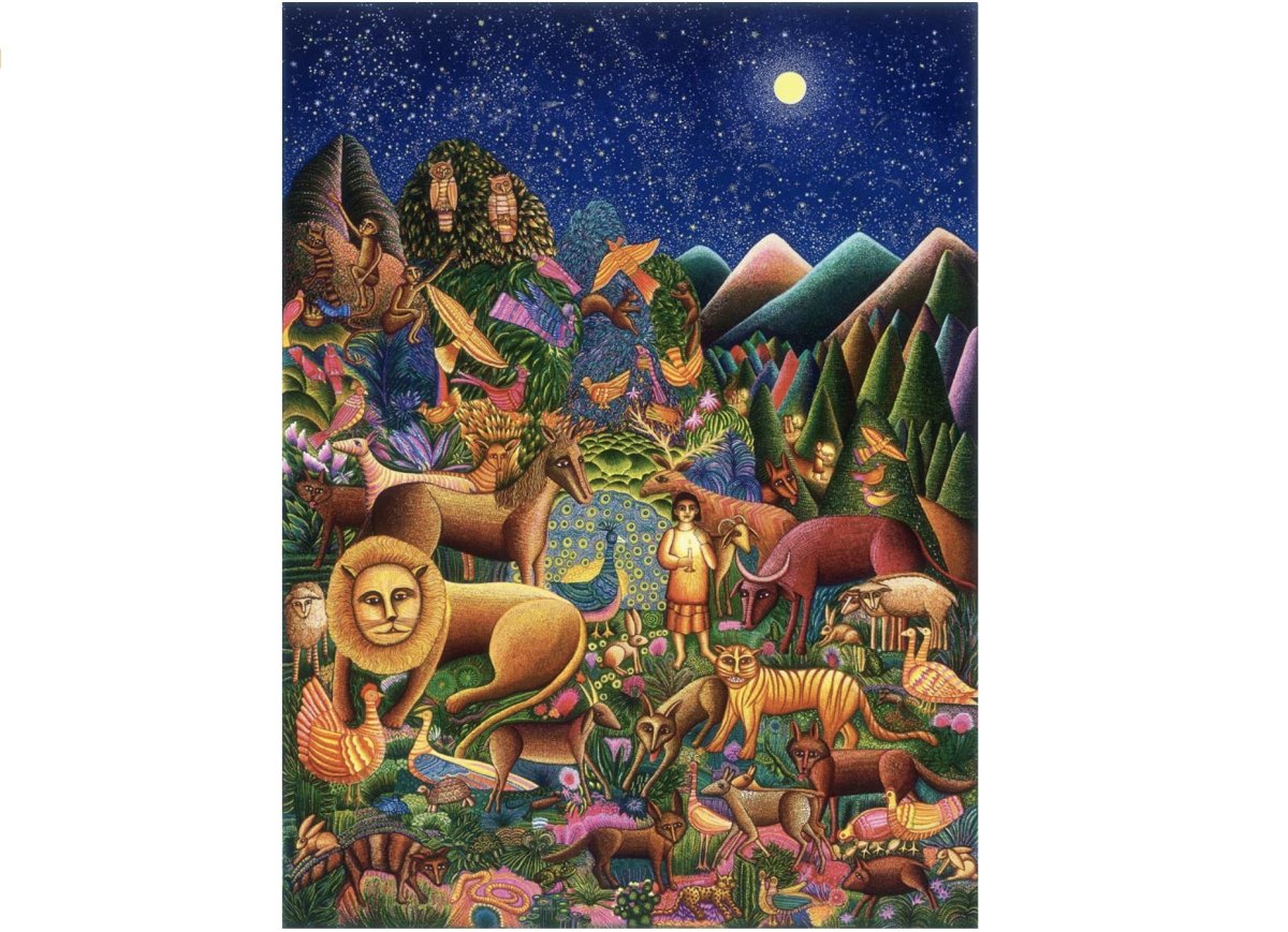 « Le loup habitera avec l'agneau, le léopard se couchera près du chevreau, le veau et le lionceau seront nourris ensemble, un petit garçon les conduira. »