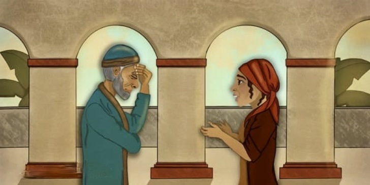 Jésus disait à ses disciples une parabole* sur la nécessité pour eux de toujours prier sans se décourager.